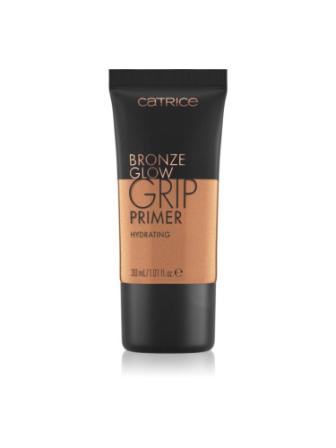 Catrice Bronze Glow Grip озаряваща база цвят 010 Sun Glazed 30 мл.