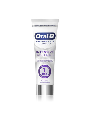 Oral-B Pro-3D White Intensive Whitening интензивна избелваща паста за зъби Radiant White 75 мл.