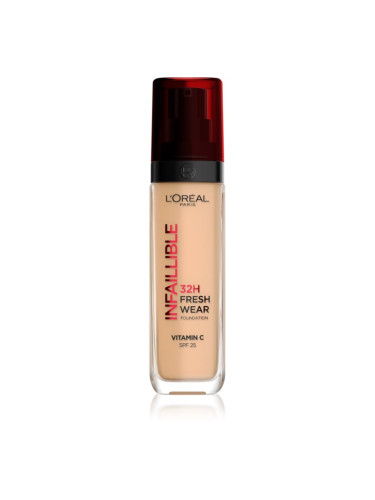 L’Oréal Paris Infaillible 32H Fresh Wear дълготраен течен фон дьо тен цвят 220 NEUTRAL NEUTRE 30 мл.