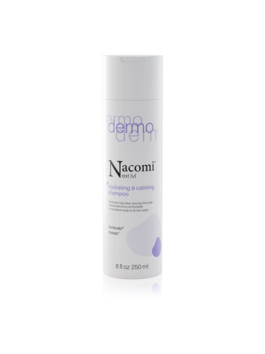 Nacomi Next Level Dermo Hydrating & calming shampoo хидратиращ и успокояващ шампоан 250 мл.