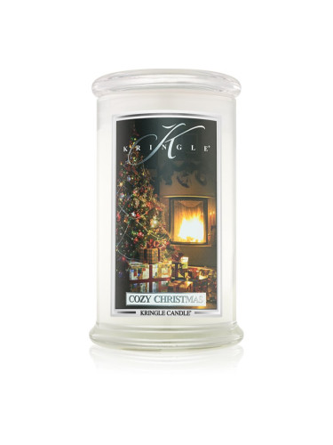 Kringle Candle Cozy Christmas ароматна свещ 624 гр.