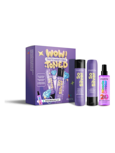 Matrix So Silver подаръчен комплект неутрализиращ жълтеникавите оттенъци