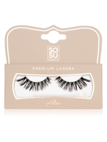 SOSU Cosmetics Premium Lashes изкуствени мигли цвят Alex 1 бр.