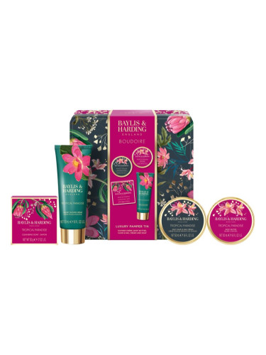 Baylis & Harding Boudoire Tropical Paradise подаръчен комплект метална кутия