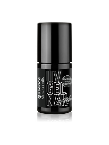 essence studio nails UV GEL NAIL гел лак за нокти с използване на UV/LED лампа цвят 10 baby, come BLACK 5 мл.