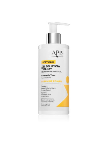 Apis Natural Cosmetics Ceramide Power почистващ гел за лице 300 мл.