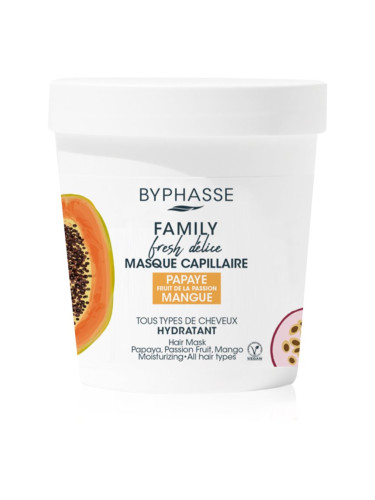 BYPHASSE Fresh Délice маска за всички видове коса 250 мл.