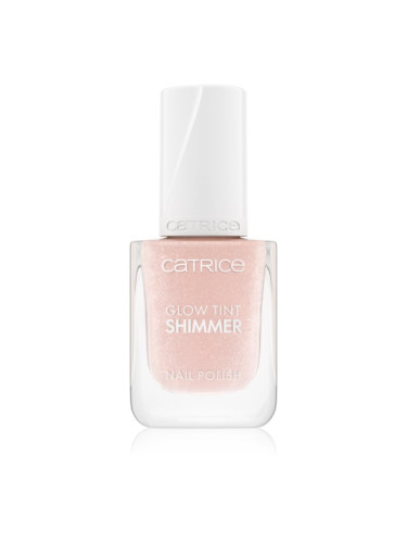 Catrice Glow Tint Shimmer прозрачен лак за нокти с блясък цвят 030 Sparkle Symphony 10.5 мл.