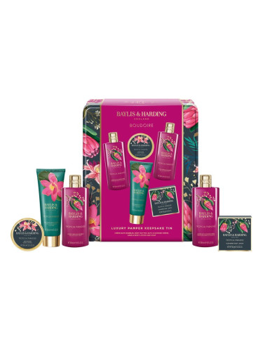 Baylis & Harding Boudoire Tropical Paradise подаръчен комплект метална кутия