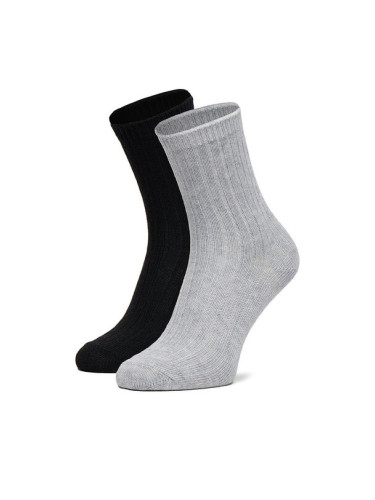 Nine West Дълги чорапи CEO_AS_NW_08_W_AW25 (2 PACK) Черен