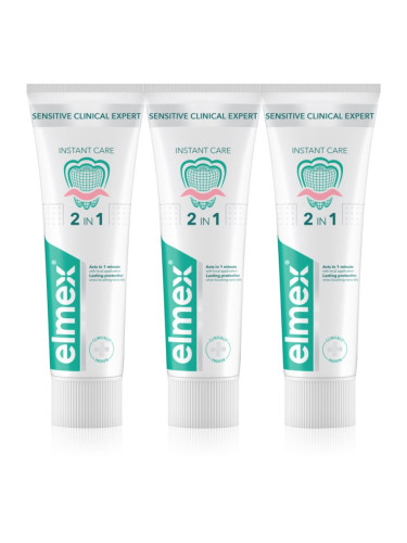 Elmex Sensitive Clinical Expert паста за зъби за чувствителни зъби 3x75 мл.