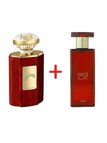Комбо Al Haramain Junoon Oud и Ajmal Sacred Love