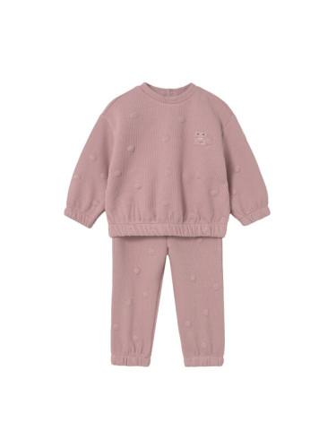 Mayoral Анцуг 2844 Розов Regular Fit