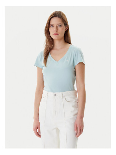 Mustang Тишърт Beverly 1016517 Зелен Slim Fit