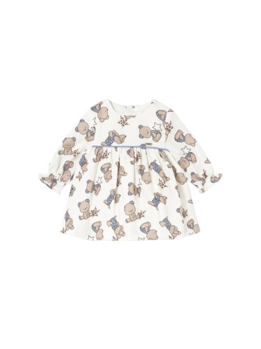 Mayoral Елегантна рокля 2814 Екрю Regular Fit