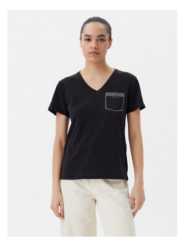 Liu Jo Тишърт TA5172 JS923 Черен Regular Fit