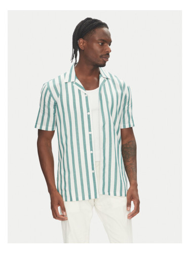 Lindbergh Риза 30-203321 Зелен Relaxed Fit