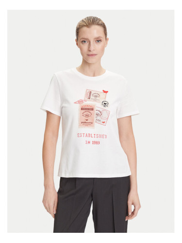 Weekend Max Mara Тишърт Ara 2525976041 Бял Regular Fit