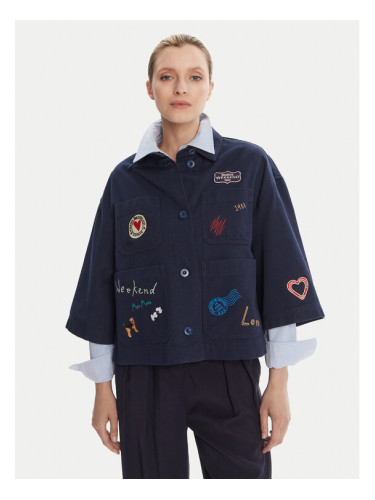 Weekend Max Mara Сако Assuan 2525046021 Тъмносин Regular Fit