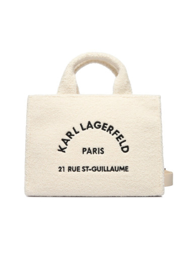 KARL LAGERFELD Дамска чанта A4W50013 Екрю