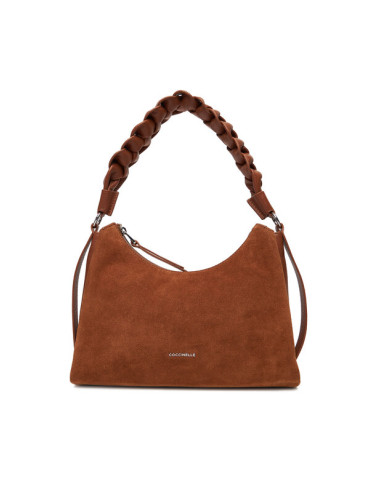 Coccinelle Дамска чанта P6P Boheme Suede Bimaterial E1 P6P 13 03 01 Кафяв