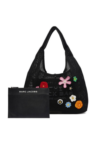 Marc Jacobs Дамска чанта The Daisy Crochet Sack 2P5HSH027H03 Черен
