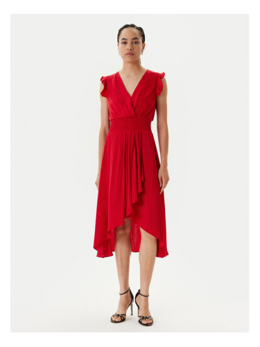 Morgan Коктейлна рокля 222-RWALLY Червен Regular Fit