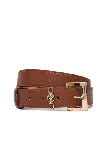 Guess Дамски колан BW9293 P5430 Кафяв