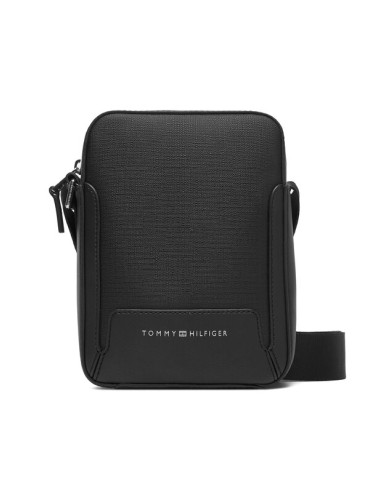 Tommy Hilfiger Мъжка чантичка Th Modern Mini Reporter AM0AM13638 Черен