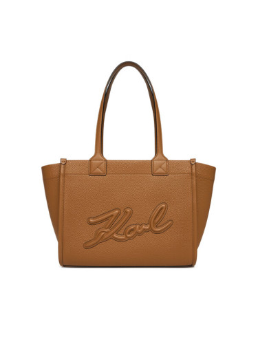 KARL LAGERFELD Дамска чанта A4W30258 Кафяв