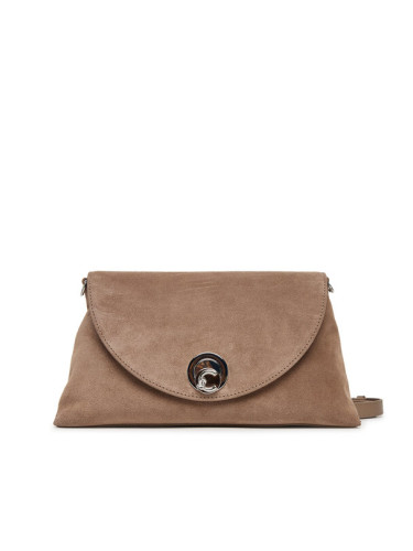 Coccinelle Дамска чанта Toc Coccinellenikla Suede Bim E1 TOC 12 01 01 Бежов