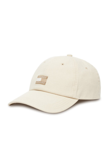 Tommy Jeans Шапка с козирка Heritage AW0AW17580 Бежов
