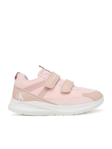 Calvin Klein Сникърси Low Cut Velcro Sneaker V1A9-83102-1845 D Розов