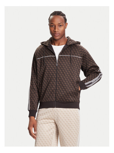 Guess Суитшърт Z5BQ13 K2042 Кафяв Relaxed Fit