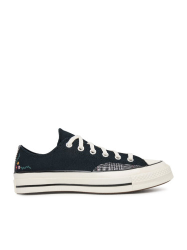 Converse Кецове Chuck 70 Varsity Vines A15549C Черен