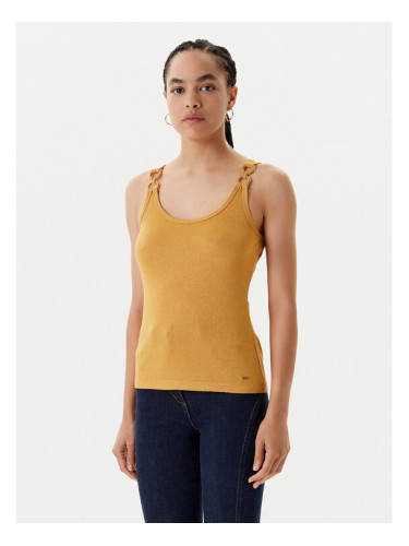 Morgan топ 251-DIDONI Жълт Slim Fit