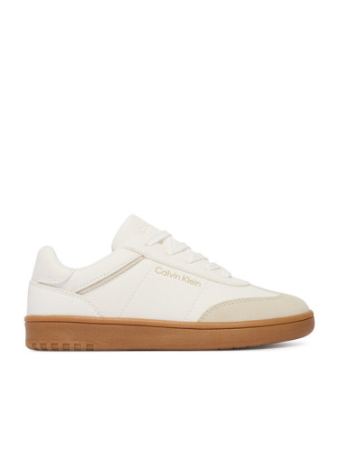 Calvin Klein Сникърси Low Cut Lace-Up Sneaker V3X9-83159-1269 S Бял
