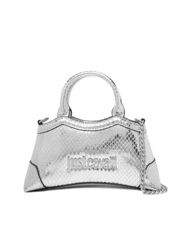 Just Cavalli Дамска чанта 79RA4BZ1 ZS816 Сребрист