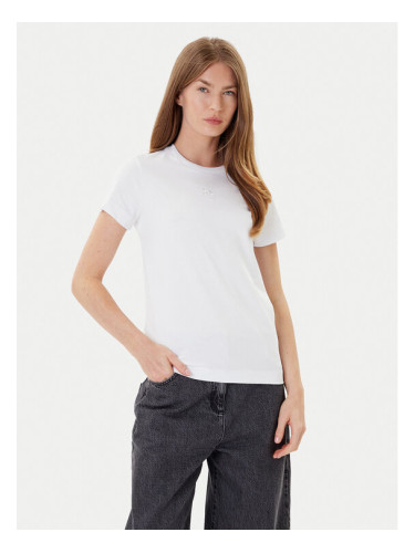 PINKO Тишърт Bussolotto 100355 A2RD Бял Regular Fit