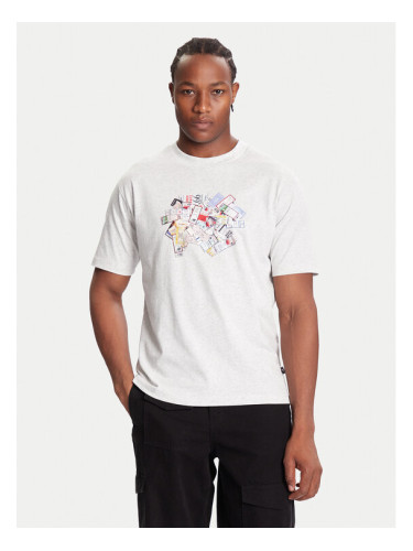 New Balance Тишърт MT53905 Сив Regular Fit