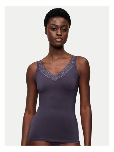 Triumph топ Feel Of Modal 10221637 Сив Slim Fit