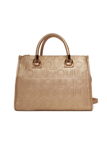 Liu Jo Дамска чанта Ecs M Satchel AF5008 E0538 Златист