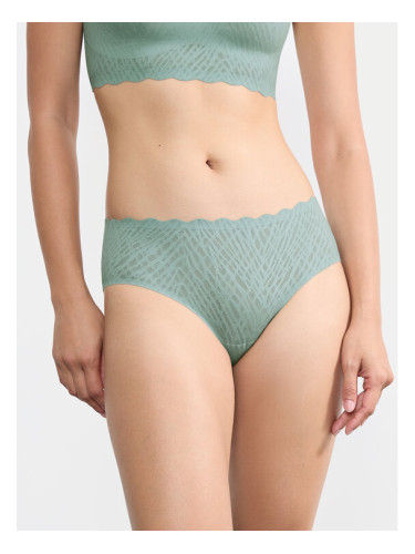Sloggi Класически дамски бикини Zero Feel Bliss 10219689 Зелен