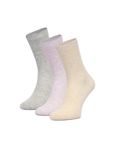 Nine West Къси чорапи CEO_BR_NW_25080_W_AW25 (3 PACK) Цветен