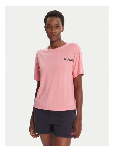 HUGO Тишърт Unite 50490707 Червен Relaxed Fit