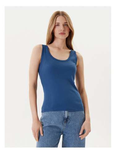 United Colors Of Benetton топ 3GA2DH010 Тъмносин Slim Fit