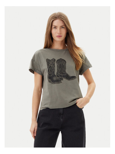 Noisy May Тишърт 27030135 Сив Regular Fit