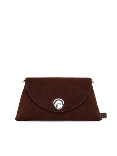 Coccinelle Дамска чанта Toc Coccinellenikla Suede Bim E1 TOC 12 01 01 Кафяв