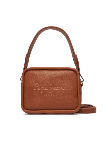 Pepe Jeans Дамска чанта Bassy Code PL0300004 Кафяв