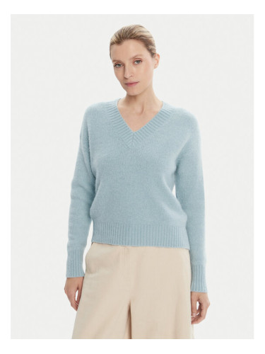 Weekend Max Mara Пуловер Visista 2525366122 Светлосиньо Regular Fit